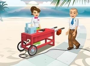 لعبة عربة الايس كريم