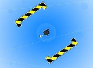 لعبة قذف القنابل السوداء