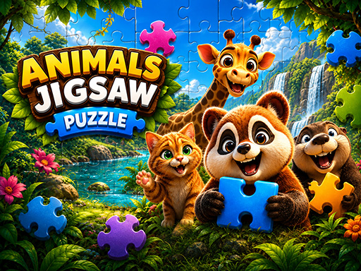 لعبة ألغاز الحيوانات (Animals Jigsaw Puzzle)