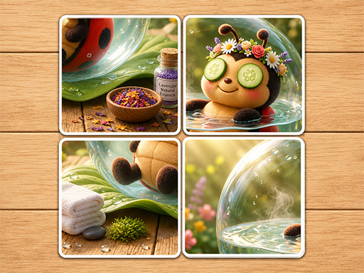 لعبة موجيكون بارك جيجسوليتير (Mojicon Garden JigSolitaire)