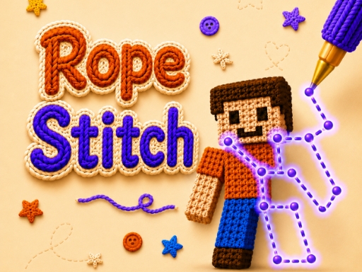 لعبة تسلسل الخيوط (Rope Stitch Puzzle)