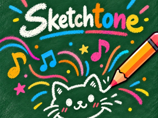 لعبة سكيتشتون دوودل إلى موسيقى (Sketchtone)