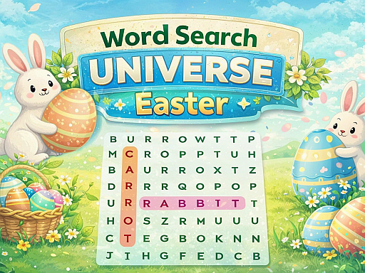 لعبة البحث عن الكلمات عيد الفصح (Word Search Universe Easter)